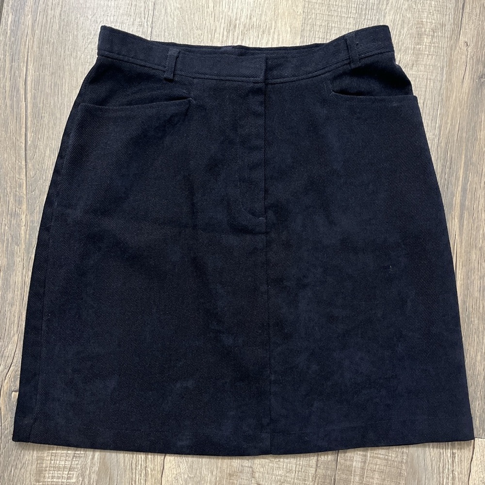 Paul Harris Design Dk Blue Mini Skirt, Women’s Size 8, Excellent Condition